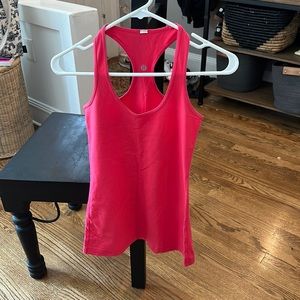 Lululemon Hot Pink Workout Tank Top